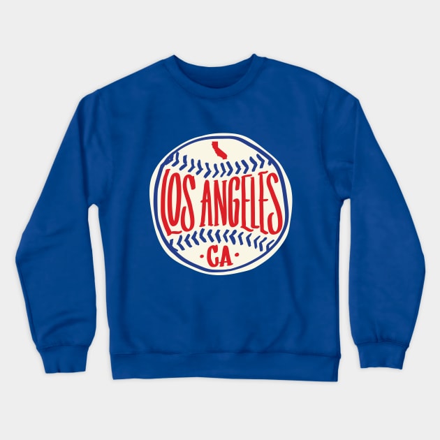 Los Angeles California Hand Drawn Script Crewneck Sweatshirt by goodwordsco